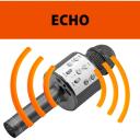 Manta Juhtmevaba mikrofon MIC20-GL, 5W, Bluetooth 5.0, AUX, microSD, USB, 240g, kuldne v&auml;rv, karaoke jaoks sobiv