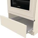Gorenje Keraamiline GECS5B70CLI, 70L, 220-240V, 4 p&otilde;letit, elektriline ahi, ilma katteeta, kreemjas