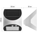 Emos LED valgus LUMI ZG172S, 240 lm, 3,7 V, IP54, neutraalne valge, PIR andur, 120&deg;, 10 h.