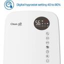 Clean Air Optima Увлажнитель CA-607WSMART, 65м2, Белый, UV-C лампа, Ароматерапия, 25дБ, Дисплей, Пульт дистанционного управления