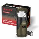 Hawk Pārnēsājams kloķa radio HWRDI430GN, FM/AM, Bluetooth, ārējā akumulatora funkcija, lukturis, SOS, 10W