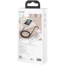 Baseus USB kabelis Lightning CALJK-A01, 1m, 2.4A, 480MB/s, cinko aliuminio + nailono pintas