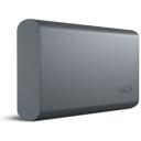 Lacie Внешний SSD STKH1000800 1TB, скорость чтения 1050 MB/s, скорость записи 450 MB/s, USB Type-C, серый, защита паролем