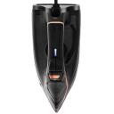 Lafe Tvaika gludeklis SteamPro LAFZEL47581, 2200 W, 10&ndash;25 g/min, 80 g, 230 ml, Keramika, melna, sarkana, Jā, Jā, Jā, Jā