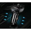Usams FM siųstuvas C21 USA000754, 87,5-108MHz, Bluetooth 5.0, 2xUSB 3,4A, MP3 palaikymas, 3,5mm garso jungtis