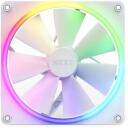 Nzxt Вентилятор F140 RGB RF-R14SF-W1, 14см, 32.5дБ, RGB, 89.48cfm, 4-pin, 1 вентилятор, 1800об/мин, активное охлаждение