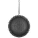 Resto Wok 95349, 28 cm, 510 mm, 75 mm, 1 k&auml;epide, roostevaba teras, kriimustuskindel, induktsioon, TRI-PLY