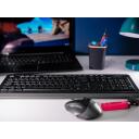 A4Tech FStyler tastatūras un peles komplekts A4TKLA47478, 15m, 1xAA, 6 szt., 2000 dpi, USB, bezvadu, membrāna, pelēks