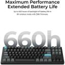 Keychron Klaviatūra Q3U-M4 80% TKL, 8000 Hz, RGB LED, Bluetooth 5.3, PBT klavi&scaron;ai, 660 h baterijos veikimo laikas, juoda