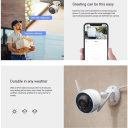 Ezviz H3 CS-H3 Āra 5MPX IP67 Viedā Mājas Wi-Fi Kamera MicroSD / Nakts Redzamība 30m Balta