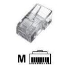 Digitus Moduļu spraudnis A-MO 8/8 SR, 24g, RJ-45 vīrie&scaron;u, 8P8C, CAT 5e, neekrānoti