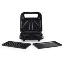 Salter 3-in-1 uzkodu gatavotājs EK6665VDE, 750W, 225x125mm, maināmas plāksnes, nepiedego&scaron;a virsma, gaismas indikatori
