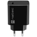 Natec Laadija Ribera NUC-2060, 20W, 1x USB-C, 3A, universaalne, kiire laadimine, PPS tehnoloogia, ohutus kaitse