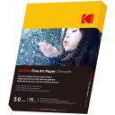 Kodak fotopaber 10x15 Fine Art Smooth 9891093, 230g/m&sup2;, 50 lehte, 102 &times; 152 mm, mat, sobib tindiprinteritele