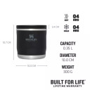 Termoss ēdienu The Adventure To-Go 0,35L melns 2810837015 Stanley®