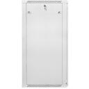 Lanberg Seinale kinnitatav rack WF01-6627-10S, 600x600mm, 27U, 60kg, IP20, klaasuks, 4 vertikaalset riba, 2 ventilaatori pesa
