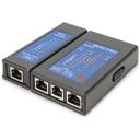 Digitus v&otilde;rgu tester DN-14001-2, 300g, CAT5, CAT5e, CAT6, CAT6a, l&ouml;&ouml;gikindel, veekindel, LED indikaatorid