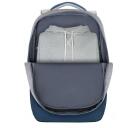 Rivacase Kuprinė 7567GREY/DARKBLUE, 17.3", 150mm, 780g, 1 priekinė ki&scaron;enė, USB prievadas, atsparus vandeniui, 2 &scaron;oninės ki&scaron;enės