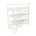 Plaukts SANDY 55x30xH66cm, antīki balts 76619