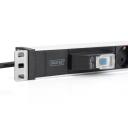 Digitus pagarinātājs DN-95417, 6x kontaktligzda, 2m, 16A, 4000W, alumīnija korpuss, bērnu aizsardzība