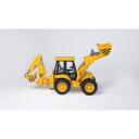 Bruder Kaevur JCB 4CX BR-02428, 1:16, kollane, plastmass, sobib alates 3. eluaastast, ilma akudeta