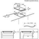 Electrolux Indukcijas plīts virsma LIT30230C, 290x520mm, 3650W, 2 riņķi, skārienvadība, taimeris, BOOSTER, bērnu dro&scaron;ība