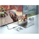 Hyper USB-C uz HDMI adapteris HD-H8K-GL, 8K60Hz, 4K144Hz, USB-C vīrie&scaron;u, HDMI sievie&scaron;u