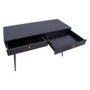 Rakstāmgalds LUXEMBOURG 120x48xH75cm, melns 45043 Allit