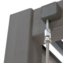 Varikatus MIRADOR-111 3x4m, must-pruun puidust v&auml;limus 19485 HOME4YOU