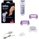 Braun Moteri&scaron;kas skustuvas LS 5560, 330g, violetinis, akumuliatorius, 40min, 3 antgaliai, SoftStrip, EasyGlide