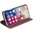 Krusell Sunne 4 Card FolioWallet 61506, 16,5cm, Folio, Punane, Apple, iPhone XS Max, Tugi, 4 kaardi taskut