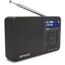 Aiwa Pārnēsājams radio uztvērējs RD-40DAB/BK, 2W, 50 DAB+ stacijas, 50 FM stacijas, 2000mAh akumulators, LCD