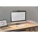Digitus Monitor lamp DA-90415, 5 V, 5 W, 250 lm, 3000-6500 K, must, minimalistlik stiil, dimmer