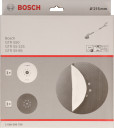Slīpē&scaron;anas pamatne 215 mm, mīksta, 8 caurumi, GTR 550, 2608000766 BOSCH