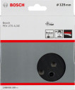 Gumijas slīp&scaron;ķīvis 125 mm (PEX 270), Ekscentra slīpma&scaron;īnām MAIŅAS SLĪPĒ&Scaron;ANAS PAMATNE, 2608601169, BOSCH