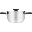 Resto Kastrul 92201 1.6L, L&auml;bim&otilde;&otilde;t 16cm, Materjal: Bakeliit, Roostevaba teras, Ergonomilised kokkuklapitavad k&auml;epidemed