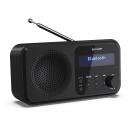 Sharp Tokyo kaasaskantav digitaalne raadio DR-P420(BK), DAB/DAB+/FM, Bluetooth 5.0, 4 x AA, must