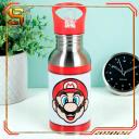 Paladone Super Mario metāla ūdens pudele PP8022NN, 500ml, nerūsējo&scaron;ais tērauds, salmiņ&scaron;, daudzkrāsaina