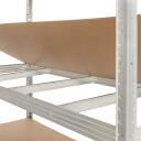 Izturīgs uzglabāšanas plaukts, KREATOR, KRT674005, Maksimālā slodze: 1000 kg, 4 plaukti