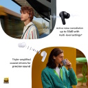 Bezvadu austiņas ar iebūvētu mikrofonu un Bluetooth savienojumu Buds 5 Pr BHR9640GLo Titanium Xiaomi