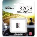 Kingston m&auml;lukaart microSDHC SDCE/32GB, 32 GB, A1, UHS-I U1, 95 MB/s, 30 MB/s, must ja valge