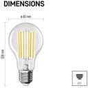 Emos LED lemputė A60 ZF5168, 7,2 W, 1521 lm, E27, neutrali balta, 50 000 valandų, A klasė