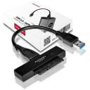 Axagon HDD adapter ADSA-1S6, USB 3.0, SATA 6G, 2,5" ketastele, 0.1m kaabel, plastikkarp, vahtpadjad