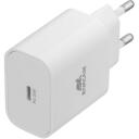 Rivacase мобильное зарядное устройство PS4101 W00, 110-240V, 1м, 1xUSB Type-C, быстрая зарядка, универсальное