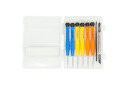 Jeweler's Screwdriver Set, BaumAuto, BM-303138, 8 pcs, PH1.5-2.0, Y2.5, PL1.2, T4, plastic handle