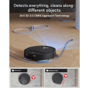 Ecovacs DEEBOT T50 PRO OMNI Gen 2 robotas dulkių siurblys sausas ir drėgnas valymas su automatine OMNI stotimi 21000 Pa LiDAR navigacija 6400 mAh 0.26 L baltas