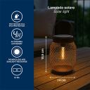 Beper Saules dārza lampa P207ILO302, Brūns, IP44, Dzelzs, plastmasa, 1,2V, Krēslas sensors, Brīvi stāvo&scaron;s, Saules panelis