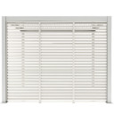 Sieninės žaliuzės balkonui MIRADOR-111 4m, baltos, 19491 HOME4YOU