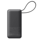 Kompakts premium klases ārējais ātrās uzlādes akumulators 10000 mAh 30 W USB-C PD / USB 3.0 Melns A1259G11 Anker