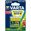 Varta Įkraunamos baterijos BAVA 56703, 1.2 V, Ni-MH, AAA, 800 mAh, 4 vnt.